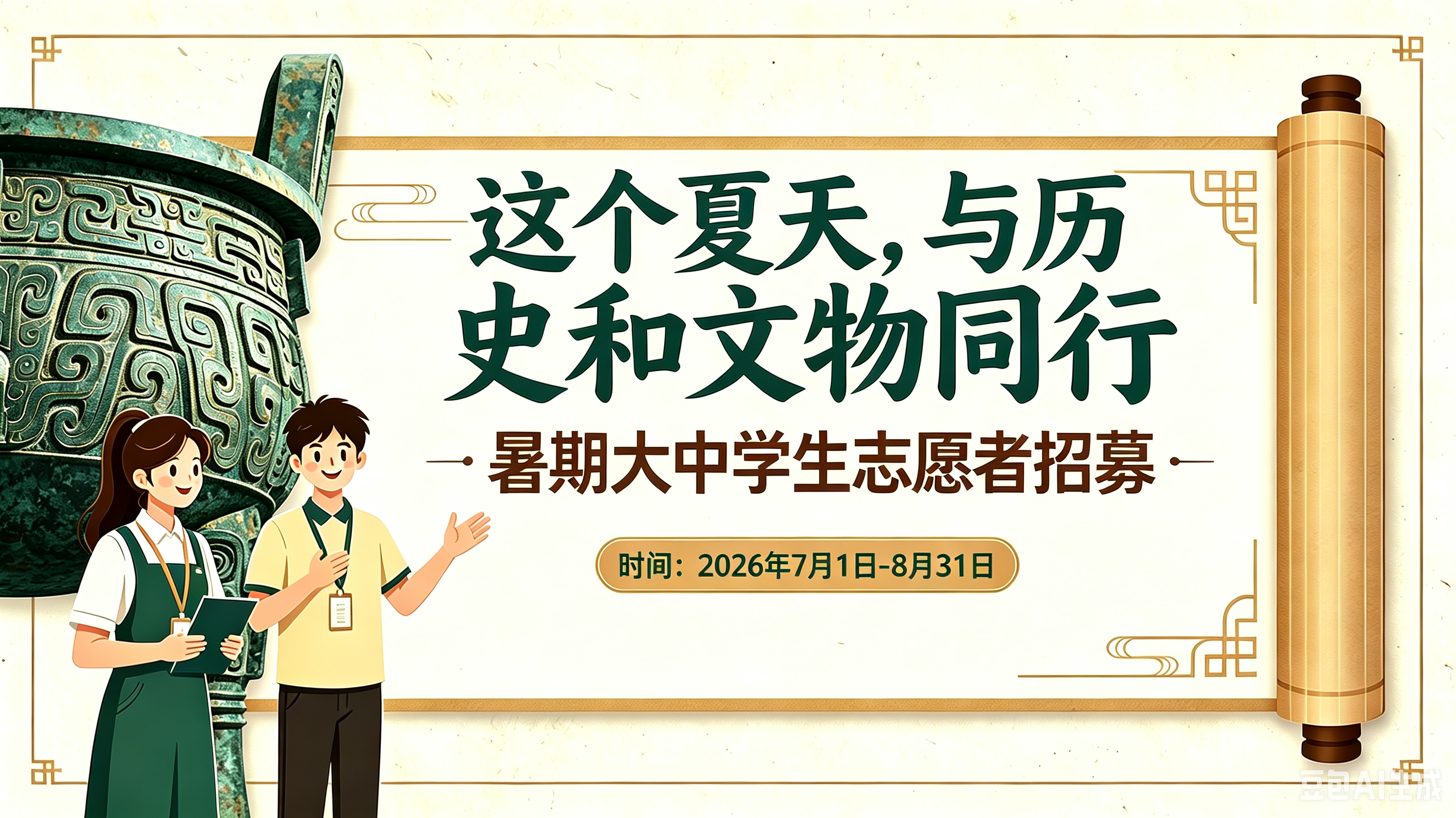 招募令｜别宅家啦！来邳州市博物馆解锁你的夏日限定身份